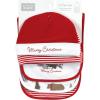 image:imageHudson Baby Unisex BabyCotton Bib and Headband or Caps SetChristmas Forest