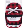 image:imageHudson Baby Unisex BabyCotton Bib and Headband or Caps SetChristmas Tree Farm