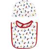 image:imageHudson Baby Unisex BabyCotton Bib and Headband or Caps SetChristmoose