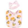 image:imageHudson Baby Unisex BabyCotton Bib and Headband or Caps SetCitrus Orange