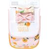 image:imageHudson Baby Unisex BabyCotton Bib and Headband or Caps SetCitrus Orange