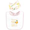 image:imageHudson Baby Unisex BabyCotton Bib and Headband or Caps SetCitrus Orange