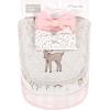 image:imageHudson Baby Unisex BabyCotton Bib and Headband or Caps SetEnchanted Forest