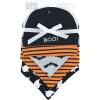 image:imageHudson Baby Unisex BabyCotton Bib and Headband or Caps SetGhost