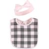 image:imageHudson Baby Unisex BabyCotton Bib and Headband or Caps SetGirl Baby Bear