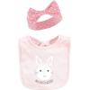 image:imageHudson Baby Unisex BabyCotton Bib and Headband or Caps SetHappy Easter