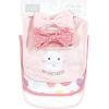 image:imageHudson Baby Unisex BabyCotton Bib and Headband or Caps SetHappy Easter