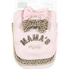 image:imageHudson Baby Unisex BabyCotton Bib and Headband or Caps SetLeopard Mamas Mini