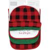 image:imageHudson Baby Unisex BabyCotton Bib and Headband or Caps SetMoose Wonderful Time
