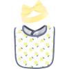 image:imageHudson Baby Unisex BabyCotton Bib and Headband or Caps SetNavy Lemon