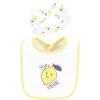 image:imageHudson Baby Unisex BabyCotton Bib and Headband or Caps SetNavy Lemon