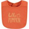 image:imageHudson Baby Unisex BabyCotton Bib and Headband or Caps SetPink Cutest Pumpkin
