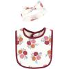 image:imageHudson Baby Unisex BabyCotton Bib and Headband or Caps SetPink Cutest Pumpkin