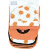 image:imageHudson Baby Unisex BabyCotton Bib and Headband or Caps SetPumpkin
