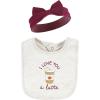 image:imageHudson Baby Unisex BabyCotton Bib and Headband or Caps SetPumpkin Spice