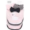 image:imageHudson Baby Unisex BabyCotton Bib and Headband or Caps SetSwan