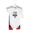 image:imageHudson Baby Unisex Cotton Bodysuit and Pant SetBuffalo Plaid Family