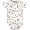 image:imageHudson Baby Unisex Cotton Bodysuit and Pant SetConstruction Work Short Sleeve