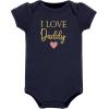 image:imageHudson Baby Unisex Cotton Bodysuit and Pant SetGirl Daddy Pink Navy