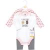 image:imageHudson Baby Unisex Cotton Bodysuit and Pant SetLove You Smore