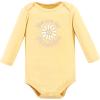 image:imageHudson Baby Unisex Cotton Bodysuit and Pant SetPeace Love Flowers Long Sleeve