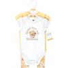 image:imageHudson Baby Unisex Cotton Bodysuit and Pant SetPeace Love Flowers Short Sleeve
