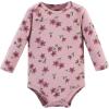 image:imageHudson Baby Unisex Cotton Bodysuit and Pant SetPlum Wildflower Long Sleeve