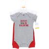image:imageHudson Baby Unisex Cotton Bodysuit and Pant SetRed