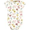 image:imageHudson Baby Unisex Cotton Bodysuit and Pant SetSoft Painted Floral Shortsleeve