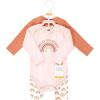 image:imageHudson Baby Unisex Cotton Bodysuit and Pant SetSunshine Rainbows Longsleeve