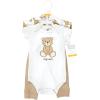 image:imageHudson Baby Unisex Cotton Bodysuit and Pant SetTeddy Bears Short Sleeve