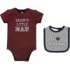 image:imageHudson Baby Unisex Cotton Sleep and Play Bodysuit and Bandana Bib SetBoy Daddy