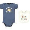 image:imageHudson Baby Unisex Cotton Sleep and Play Bodysuit and Bandana Bib SetKind Human