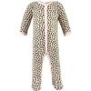 image:imageHudson Baby Unisex Cotton Sleep and Play Bodysuit and Bandana Bib SetLeopard Hearts