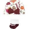 image:imageHudson Baby Unisex Thermal Preemie Layette Set 4pc Short Sleeve OutfitAcorn Botanical Long Sleeve