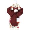 image:imageHudson Baby Unisex Thermal Preemie Layette Set 4pc Short Sleeve OutfitAcorn Botanical Long Sleeve