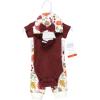 image:imageHudson Baby Unisex Thermal Preemie Layette Set 4pc Short Sleeve OutfitAcorn Botanical Short Sleeve