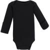 image:imageHudson Baby Unisex Thermal Preemie Layette Set 4pc Short Sleeve OutfitBlack White Dots Long Sleeve