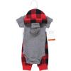 image:imageHudson Baby Unisex Thermal Preemie Layette Set 4pc Short Sleeve OutfitBuffalo Plaid Short Sleeve