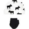 image:imageHudson Baby Unisex Thermal Preemie Layette Set 4pc Short Sleeve OutfitMoose Long Sleeve