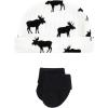image:imageHudson Baby Unisex Thermal Preemie Layette Set 4pc Short Sleeve OutfitMoose Short Sleeve