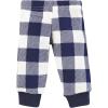 image:imageHudson Baby Unisex Thermal Preemie Layette Set 4pc Short Sleeve OutfitNavy Plaid Short Sleeve