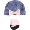 image:imageHudson Baby Unisex Thermal Preemie Layette Set 4pc Short Sleeve OutfitNavy Toile Long Sleeve
