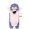 image:imageHudson Baby Unisex Thermal Preemie Layette Set 4pc Short Sleeve OutfitNavy Toile Short Sleeve