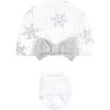 image:imageHudson Baby Unisex Thermal Preemie Layette Set 4pc Short Sleeve OutfitSnowflake Long Sleeve