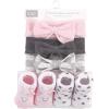 image:imageHudson Baby babygirls 10pc Headband and Socks SetCloud Ballet