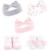 image:imageHudson Baby babygirls 10pc Headband and Socks SetCloud Ballet