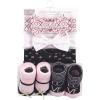 image:imageHudson Baby babygirls 10pc Headband and Socks SetPink Polka Dot Love
