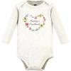 image:imageHudson Baby babygirls Cotton Bodysuit Pant and Shoe SetSoft Painted Floral
