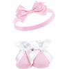 image:imageHudson Baby babygirls Headband and Socks SetPink Gray